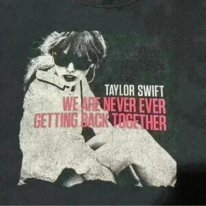 Vintage Taylor Swift The Red Tour We Are Never Ever Getting Back Together Shirt